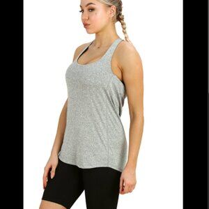Icyzone Women's Workout Yoga Strappy Crisscross Racerback Tank Tops